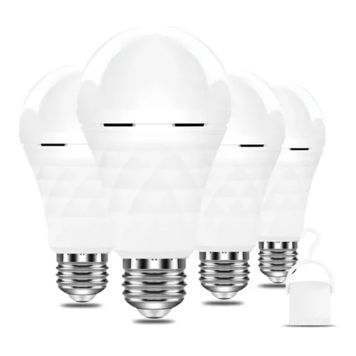 Neporal 4 броя акумулаторни аварийни LED крушки 1200mAh, E27